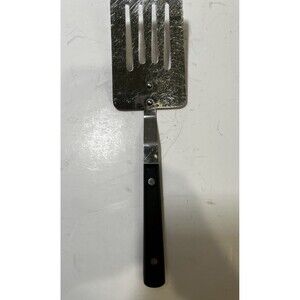 Halco Stainless 4 Slot Spatula USA 10.5" Turner Flipper Vintage Riveted Handle